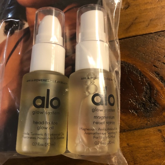 ALO Yoga Bath & Body Alo Glow Oil Magic Spray Travel Size Of Two